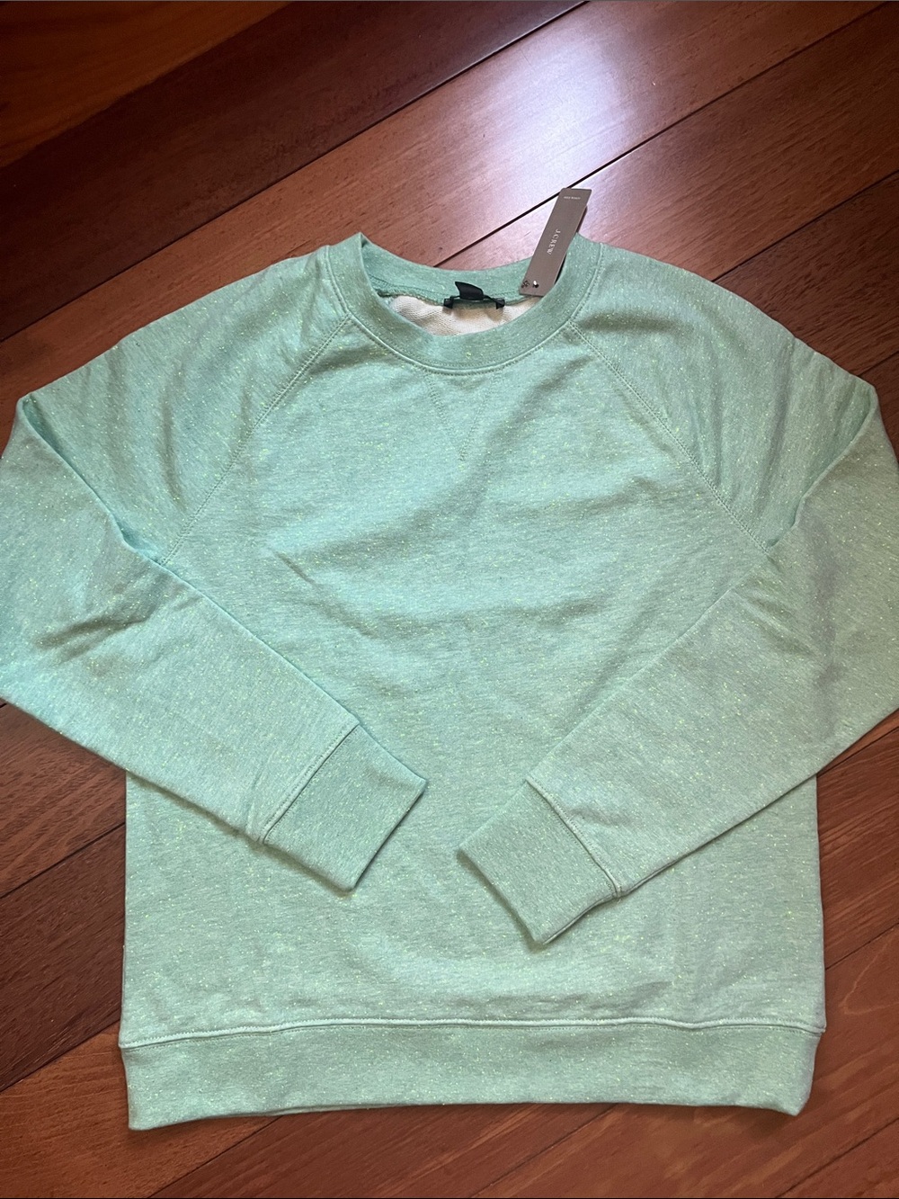 NWT J. Crew Neon Speckled Sweatshirt